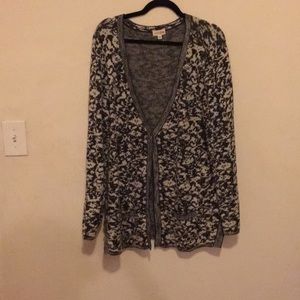 Maison Jules long sweater cardigan